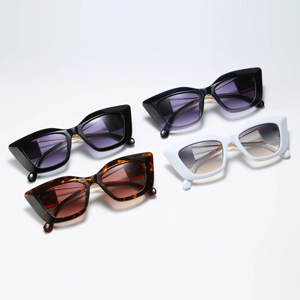 

Fashion Cat Eye Sunglasses Women 2020 Vinatge Metal Big Cateye Sun Glasses For Ladies Men Gradient Oversized Shades Oculos UV400