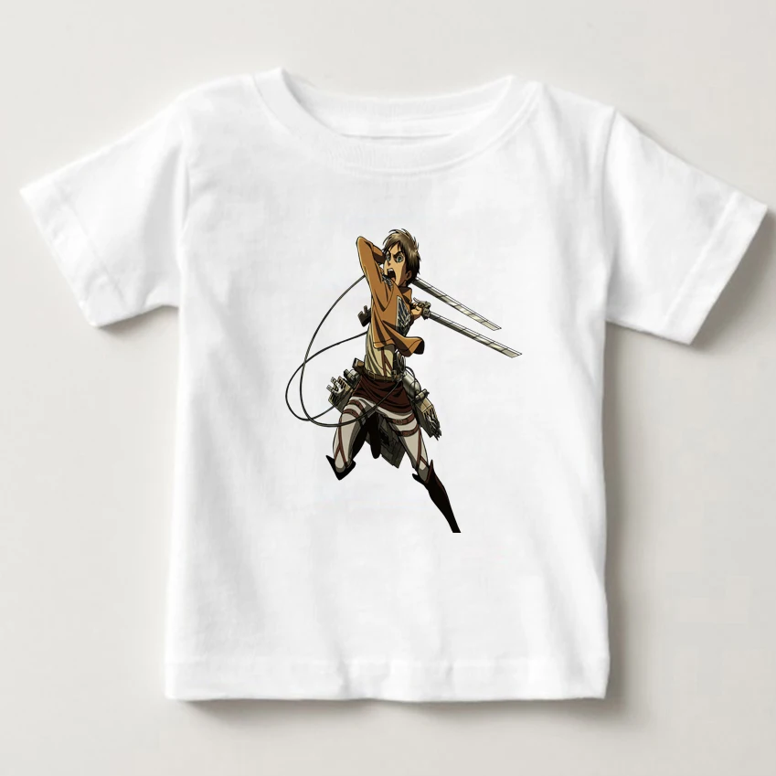 

attack on titan T-shirt Boys Tops Summer 2020 Brand Children T shirts Boys Clothes Kids Tee Shirt Baby Boy Clothes Summer Cotton