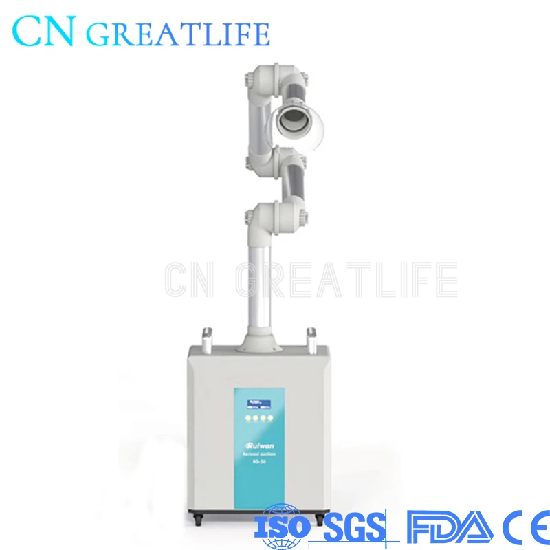 Хирургическая Портативный внешний аэрозоль всасывания 3 Слои UVC бесшумные