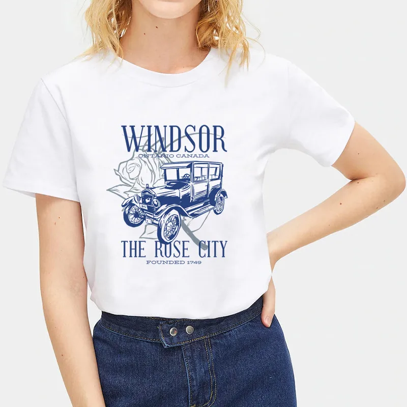 

Focal20 Women Quote Letter Print T-shirts Casual Crew Neck Summer Female T Shirt Tops Short Sleeve Fashion Lady T Shirts Tees