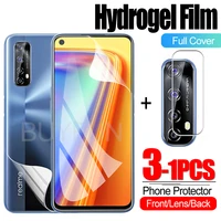 1 3pcs premium soft hydrogel film for oppo realme 7 7pro screen%c2%a0protector%c2%a0film for oppo realme 7 7 pro hd screen film glass