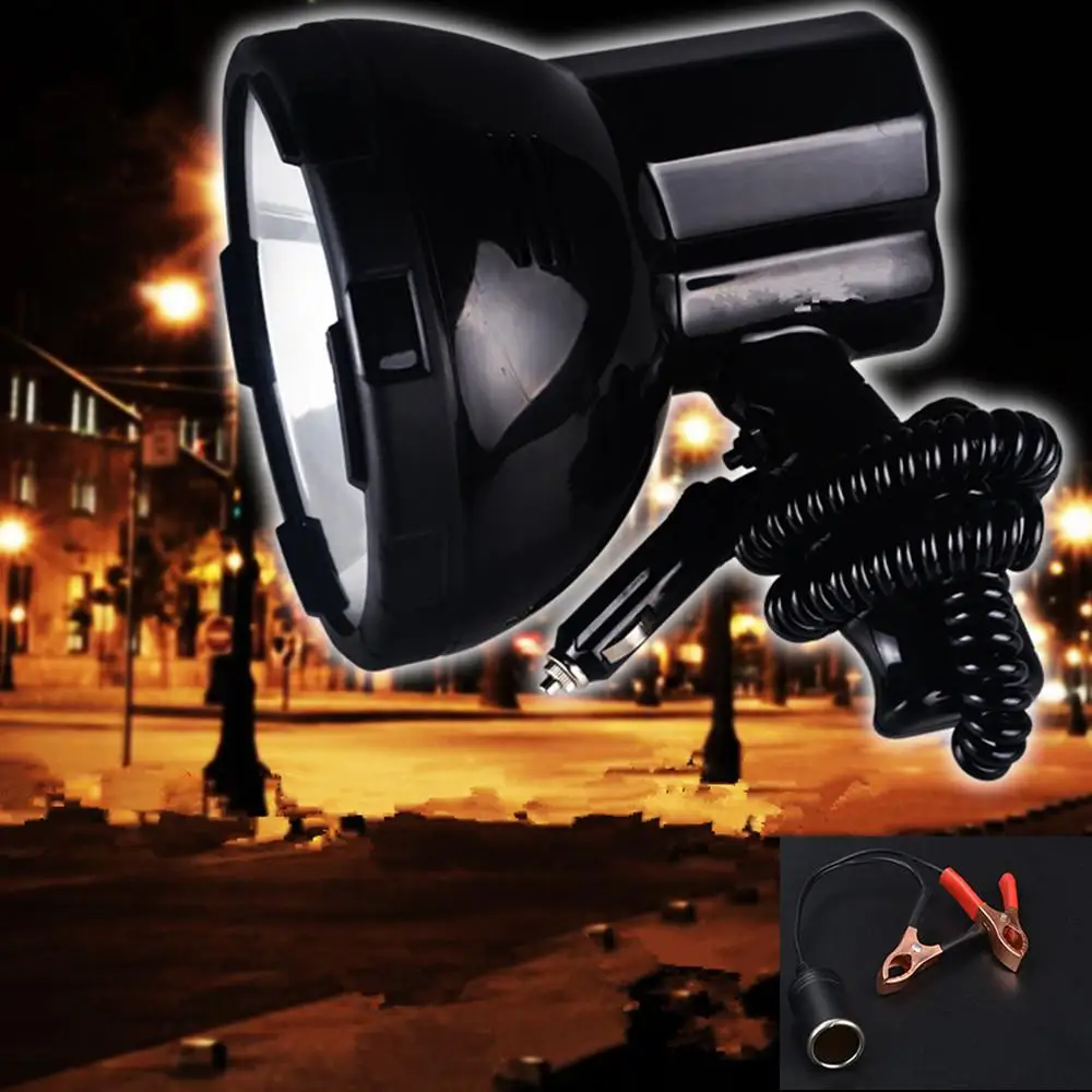 Kaufen Wasserdicht High Power Xenon Lampe Outdoor Handheld Jagd Angeln Patrol Fahrzeug H3 HID Suchscheinwerfer 220W Hernie Scheinwerfer