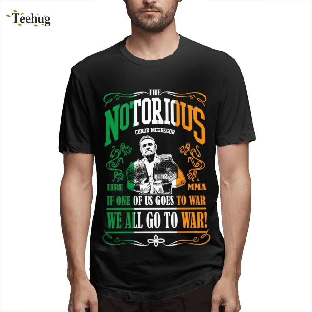 Высокое качество Q для мужчин Конор Макгрегор Футболка Топ дизайн Новое
