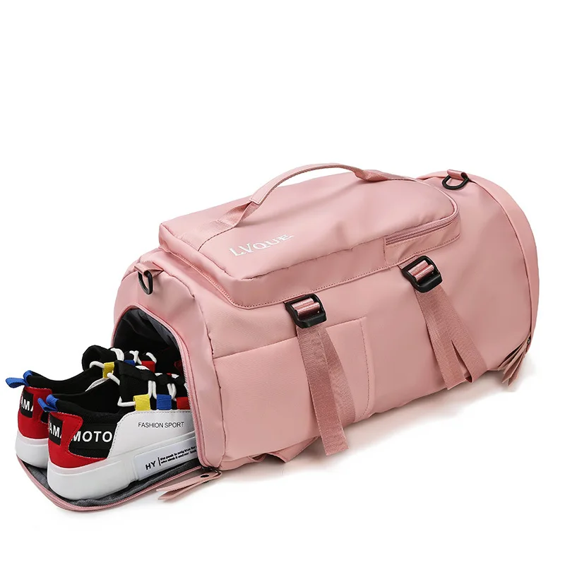 

Gym Duffle Bag Backpack Waterproof Sports Duffel Bags Travel Weekender Bag,Approved Carry on Hand Luggage with Shoes Compartment