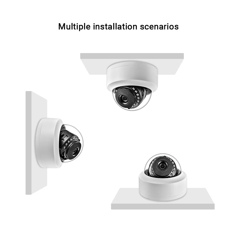 

5MP POE IP ONVIF Dome Security CCTV Camera Wide Angle Full HD High Resolution Fisheye IP Surveillance Camera Motion Detection