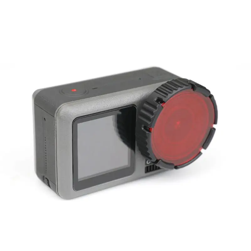 1 шт. новый красный цвет Дайвинг объектив фильтр для DJI Osmo Экшн камера корпус Чехол