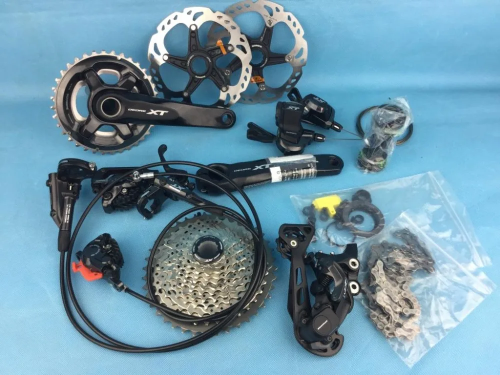 Deore XT M8000 Groupset 11s 22S MTB гидравлический дисковый тормоз ротор RT81|Велосипедный тормоз|