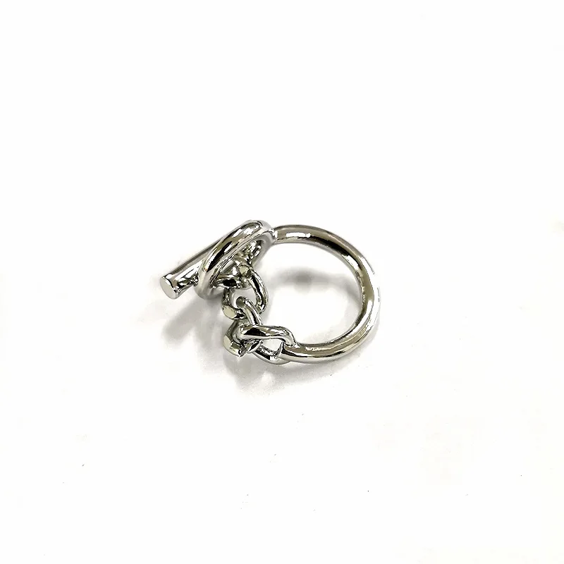 

Hollowed Thick Chunky Statement Chains Rings for Women Minimalist Unique Design OT Ring Street Style
