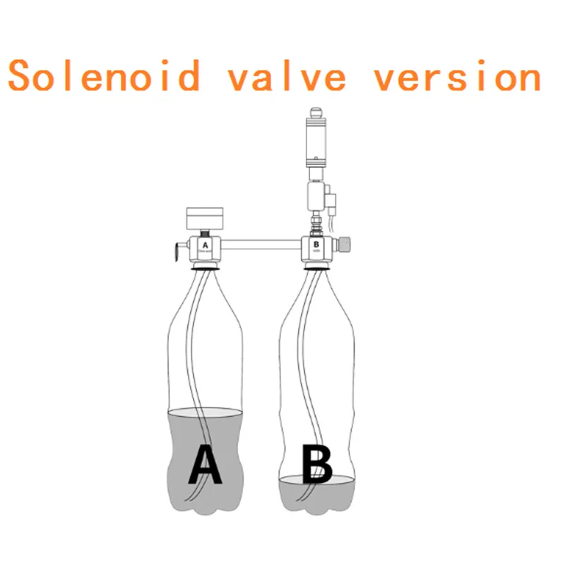 

Aquarium CO2 Regulator System Kit CO2 Diffuser Generator Bubble Atomizer with Solenoid Valve-US Plug