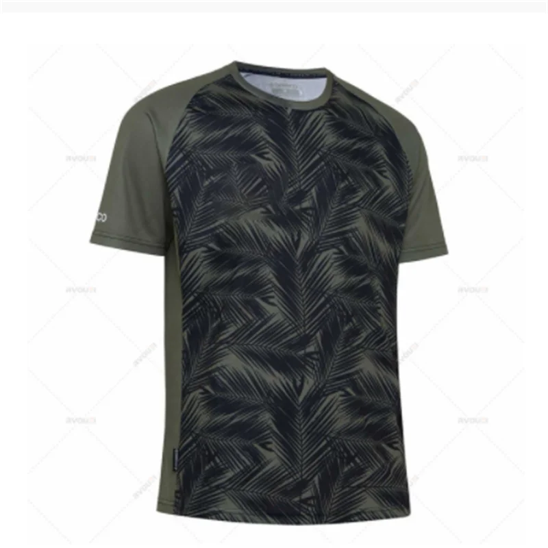 Футболка для горных и внедорожных велосипедов свободная рубашка с коротким