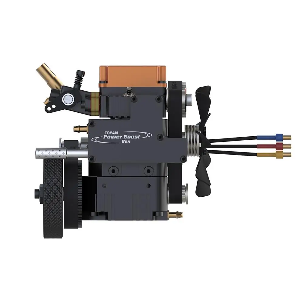 Одноцилиндровый четырехтактный механический метаноловый двигатель Toyan модель с