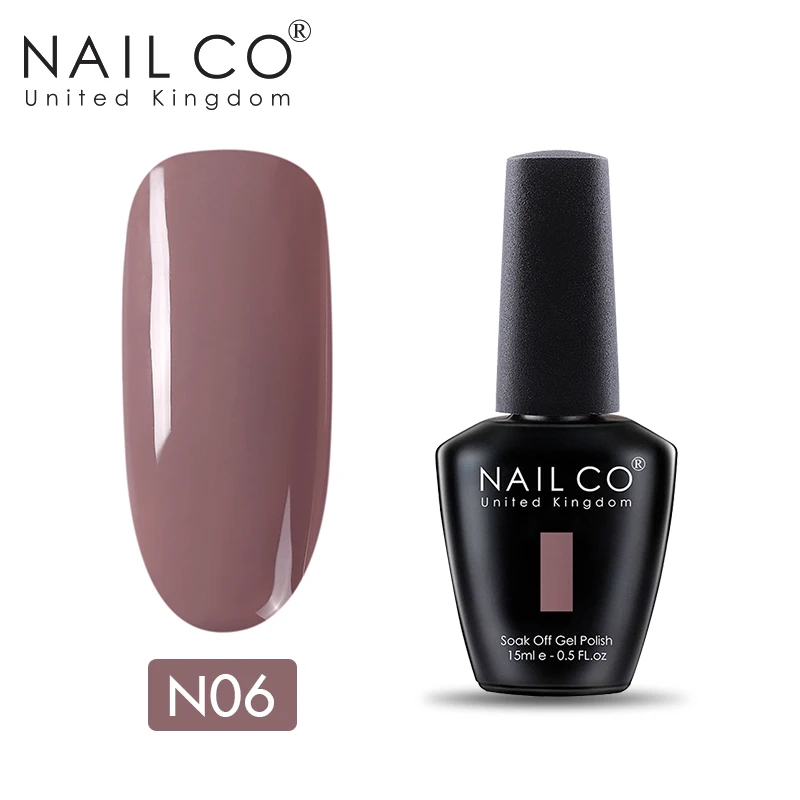 N06 NAILCO УФ светодиодный Гель-лак для ногтей smalto Полупостоянный unghie живопись гель лак Manicura permanente замочить от ногтей Гель-лак художественный - Цвет: N06