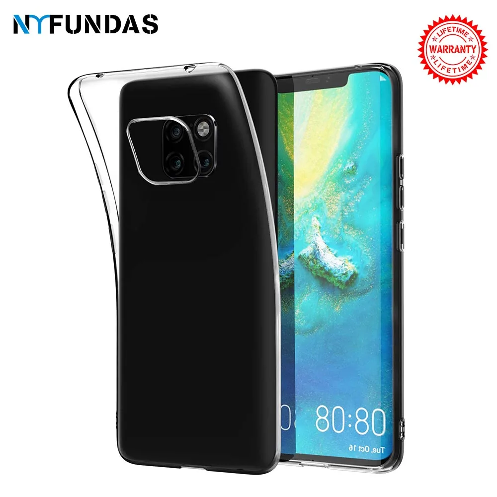 Силиконовый чехол для huawei mate 20 30 Pro Lite X Тонкий защитный противоударный Задняя