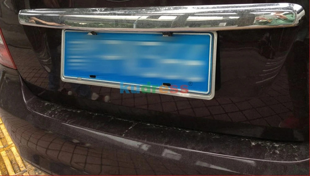Для Ford Focus 2005 2006 2007 2008 2009 2010 MK2 Седан 4 двери ABS хромированный хвост ворота Задняя Крышка багажника отделка автомобиля-Стайлинг 1 шт