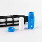 Пневматический генератор S18 14 38 12 34 BSP, Пневматический Глушитель с наружной резьбой, черный, синий воздушный быстроразъемный глушитель