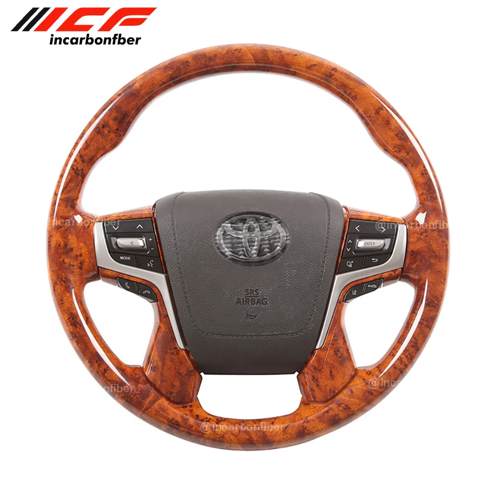 

Carbon Fiber Steering Wheel for TOYOTA Land Crusier，Prado ,Crown,Alphard