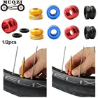 Внутренние клапаны из сплава, сопло для велосипедных вакуумных шин, наружные велосипедные шины, трубчатые клапаны, колпачки, запорная гайка, запасные гайки