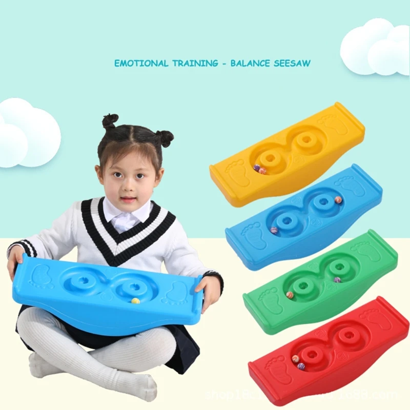 

Детская балансировочная доска-качалка, сенсорная интегрированная тренировочная игра для комнатных и уличных игр, фитнеса, игры, игрушка