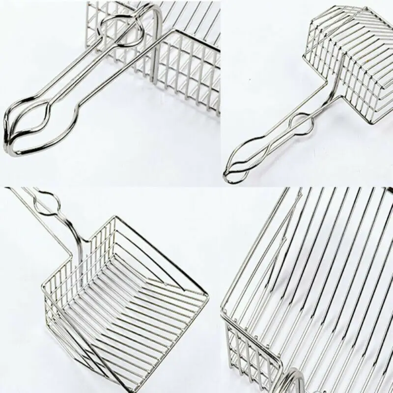 Лопатка для кошачьего туалета металлический ковш из нержавеющей стали лопатка