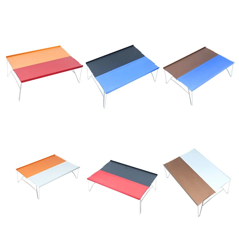 

2PCS Field Hopper Mini Pop-Up Ultralight Folding Camp Table with A Black Bag