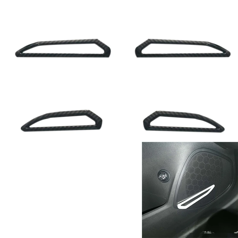 

for Buick Envision S 2020 Car Door Speaker Frame Trim Cover ABS Car Styling Decoration Auto Accessories
