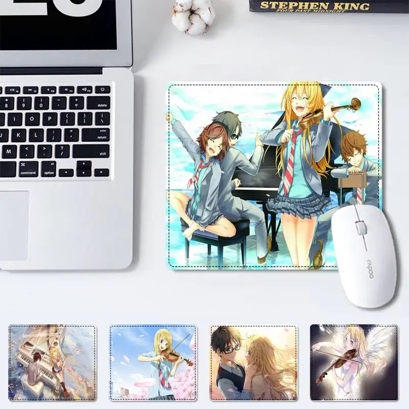 

Высококачественный ваш офисный коврик «ложь в апреле», резиновый коврик для мыши маленького размера, игровой плеер, Настольный коврик, комп...