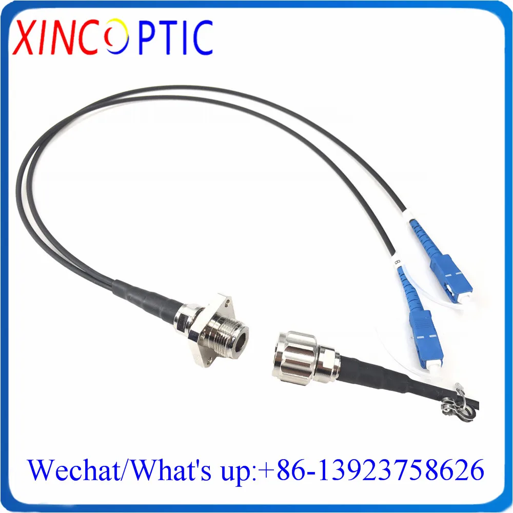 

1/3/5 м SM,2C,G657A, 4,0 мм LSZH/TPU бронированный кабель, 2-волоконный дешевый квадратный Женский и женский патч-корд из волокна