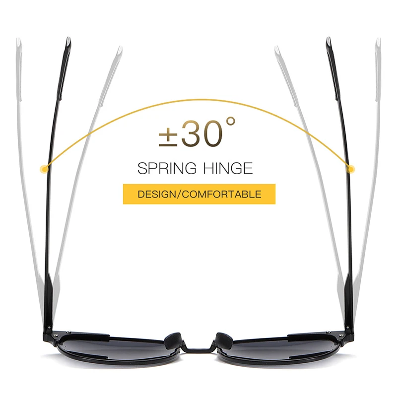 Новые модные солнцезащитные очки мужские поляризованные ночного видения для