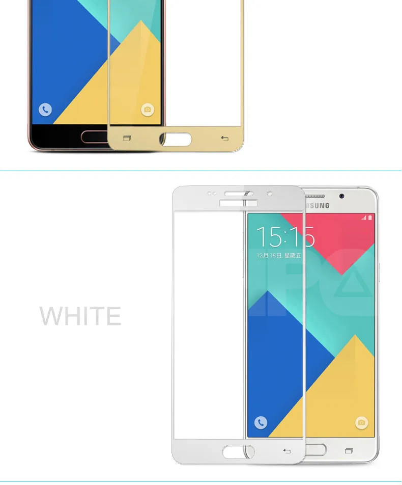 9D защитное стекло на Samsung Galaxy A3 A5 A7 J3 J5 J7 S7 полное покрытие закаленное защитное стекло для экрана