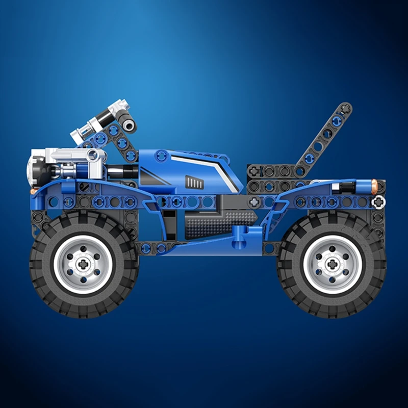 

MOLD High-tech Motorcycle Building Assembly Blocks, Early Education Scooter Construction Kit Toy for Age 7+ Kids