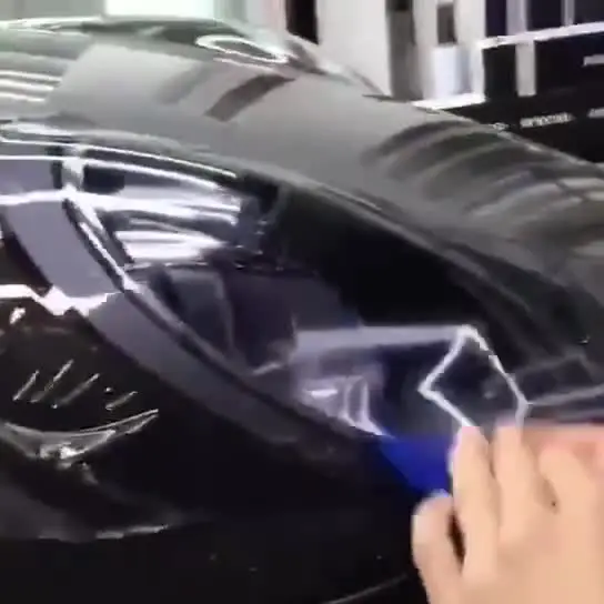 

30cm 15M Special Light Black TPU PPF Car Headlight Protection Film
