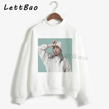 Billie Eilish толстовки свитер уличная Эстетическая Готическая Moletom Feminino Ullzang Harajuku на заказ Женская толстовка Femme 90s