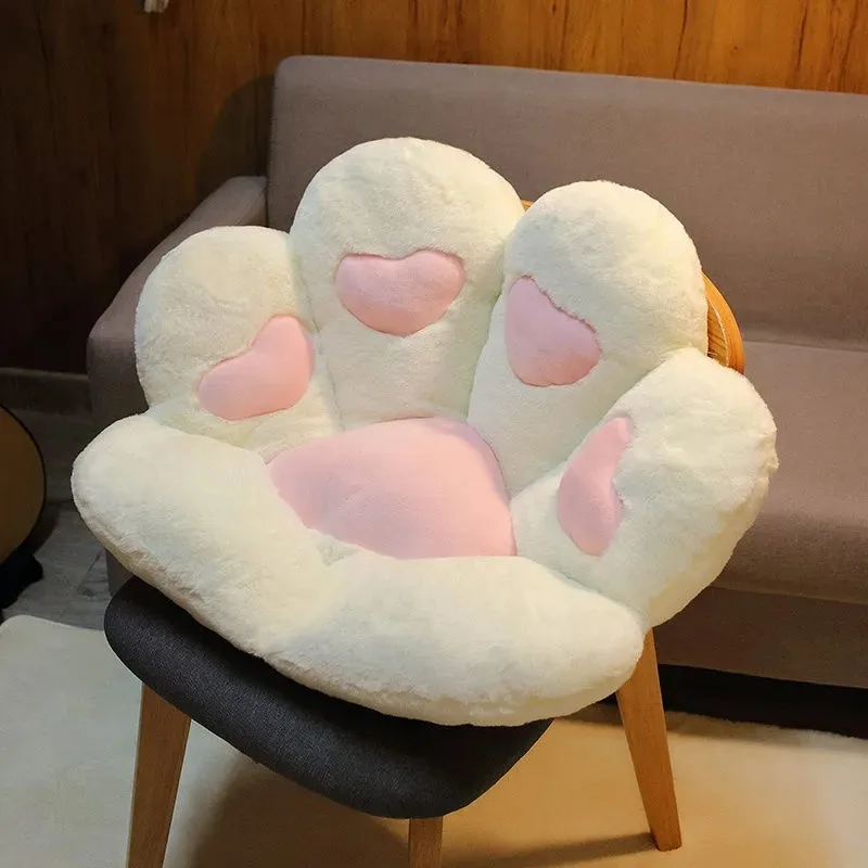 

Cute Seat Cushion Cat Bear Claw Shape For Children Bed Room Girl Game Chair Car Sofa Pet Paw Back Decor Pillows Mat