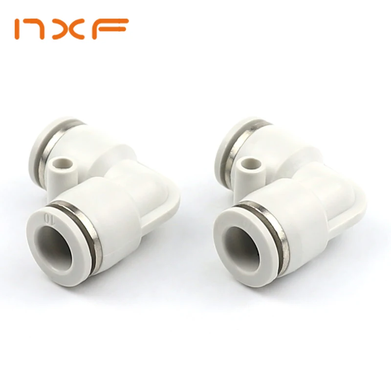 

PV High quality plastic L-shaped elbow pv-4 / 6 / 8 / 10 / 12 / 14 / 16 pneumatic gas tube cylinder quick plug connector