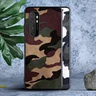 Камуфляжный кожаный чехол для Xiaomi mi note 10 pro 10 lite, чехол с тпу + пк, материал 2 в 1 для Xiaomi mi note 10 lite, чехол