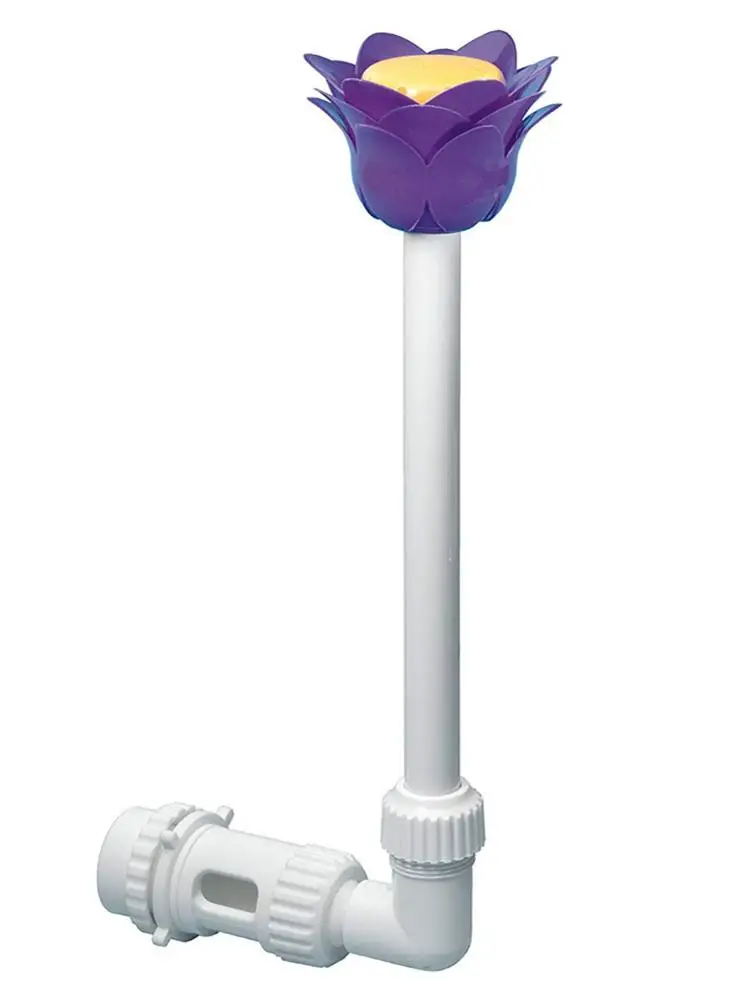

Flower Shape Wall Mount Swimming Pool Waterfall Fountain PVC Water Spay Pools Spa Decorations Swimming Pool Accessories
