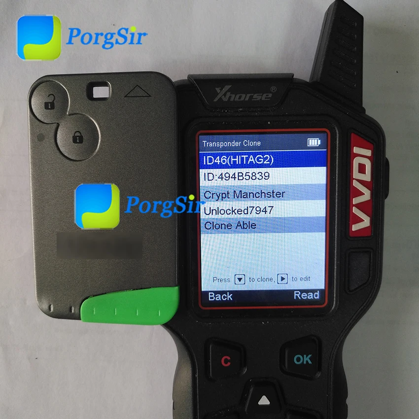 2 кнопки 434 МГц Smart Keyless Go Бесконтактный пульт дистанционного управления с PCF7947 HITAG2