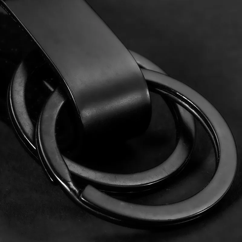 QOONG Custom Lettering Keychains Anti Lost Stainless Steel Keyrings Engrave Name Number Customized Logo Key Chain For Men gift | Украшения
