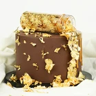 Золотистый лист хлопья 2 г выпечка кулинарный напиток еда десерт торт мороженое украшение безопасная маска для красоты лица золотой лист