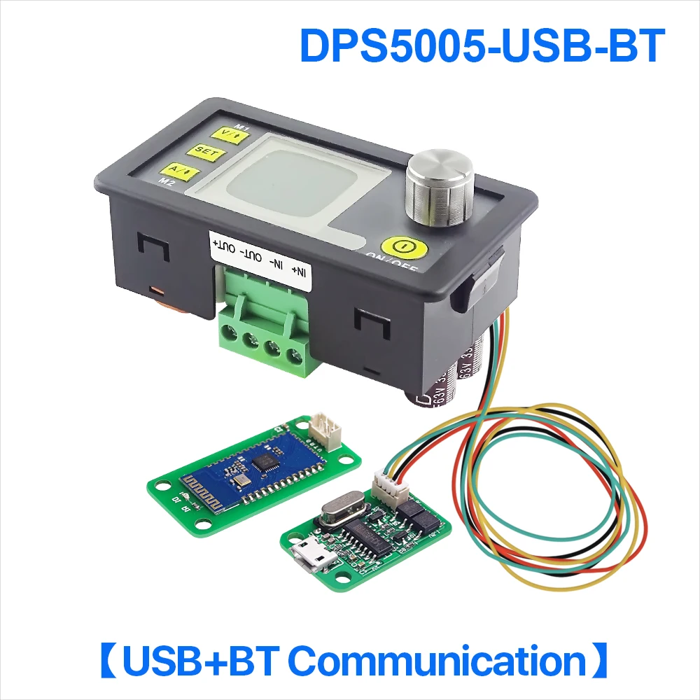 DPS5005-USB-BT DPS5005 связь постоянный DC-DC напряжение тока понижающий модуль питания понижающий преобразователь напряжения вольтметр 50 в 5A - Цвет: DPS5005-USB-BT