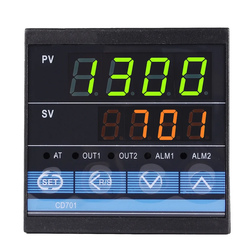 CD701 72*72 мм цифровой PID контроль температуры термо контроль Лер термостат регулятор, входной датчик термопары K, релейный выход