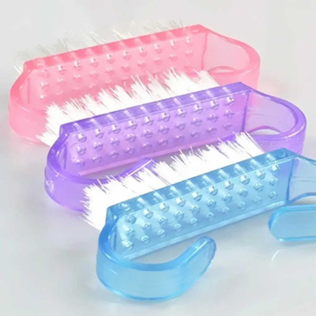 1 шт. кисточки для очистки ногтей пилка маникюра и педикюра мягкая кисточка