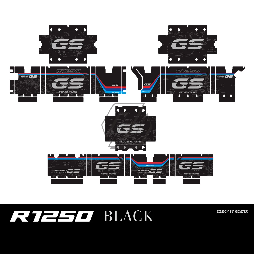 

for BMW R1200GS R1250GS Adventure 2004-2020 Motorcycle Saddlebag Side box Decoration Stickers Decals Protective sticker