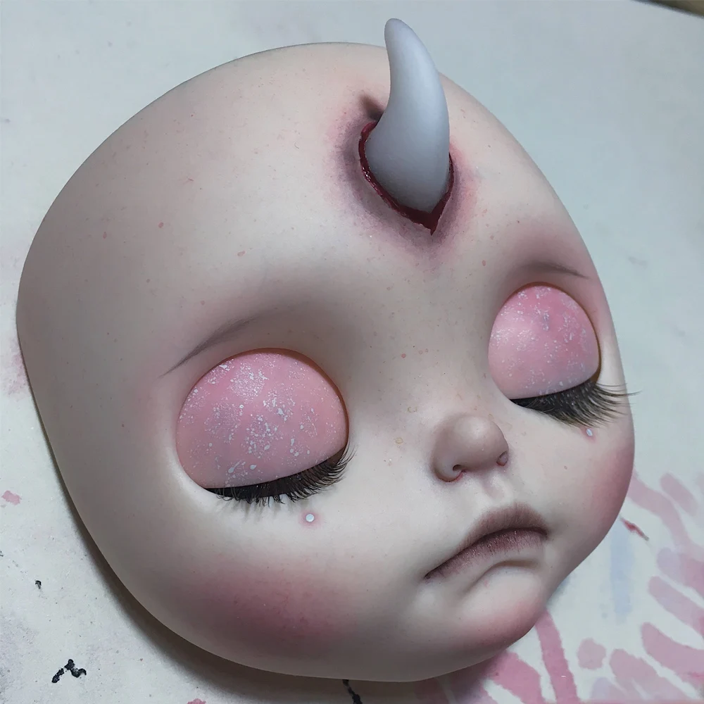 Blyth кукольная лицевая пластина для diy вашего макияжа blyth включая заднюю панель