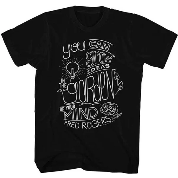 

Mr. Roger's Neighborhood Men's Chalky T-Shirt arge Black