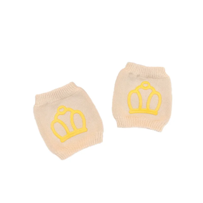 

Simple Anti Slip Unisex Baby Toodler Crawling Clothing Accessories Mesh Knitting Cartoon Knee Pads