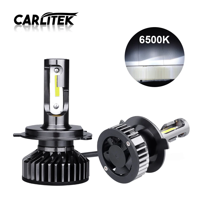 CARLitek DOB Chip 10000LM H7 H4 Led Turbo 12V автомобильный Авто головной светильник лампа H11 HB4 HB3 H8