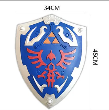 1:1 с игрой "Legend of Zelda" Link Sky Shield and Sky Sword Косплей PU реквизит Cos оружие Хэллоуин оружие Косплей сценический реквизит игрушки