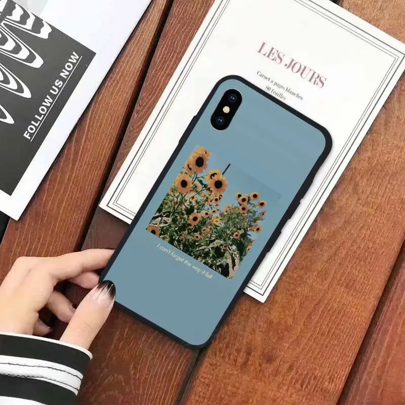 

Great art prints Flower Sunflower Rose Phone Case for iPhone 11 12 mini pro XS MAX 8 7 6 6S Plus X 5S SE 2020 XR