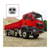 lesu rc 114 metal man tgs 88 dumper roll onoff truck rc hydraulic lifting w sound light paint red toys model thzh0479 smt3